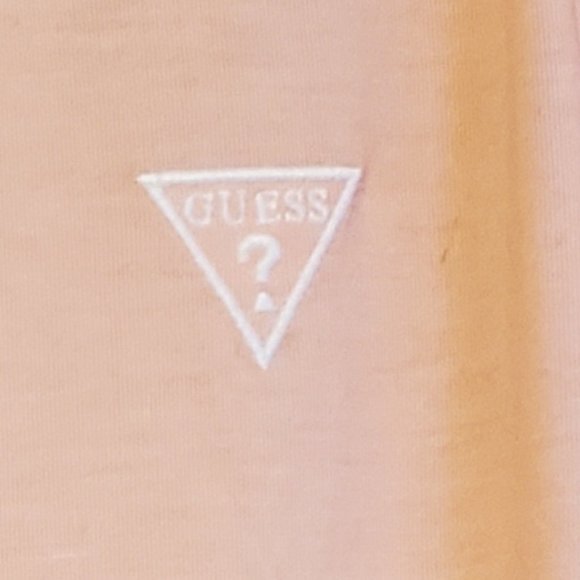 Guess Women's Peach Medium Top - Gently Used - Picture 3 of 5